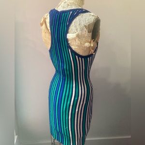 COLORFUL Racerback Tank Bodycon Dress